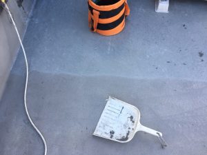 屋上の防水塗装