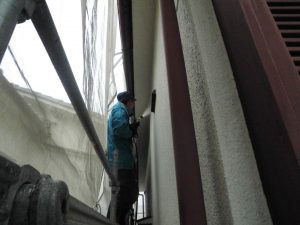 大阪府八尾市にて外壁塗装・付帯部塗装・クラック補修