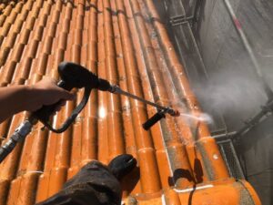 八尾市にて外壁塗装（屋根塗装・付帯部塗装・扉塗装）