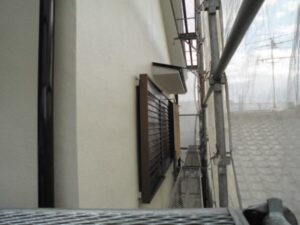 八尾市にて行った外壁塗装・屋根塗装の様子　外壁塗装の画像
